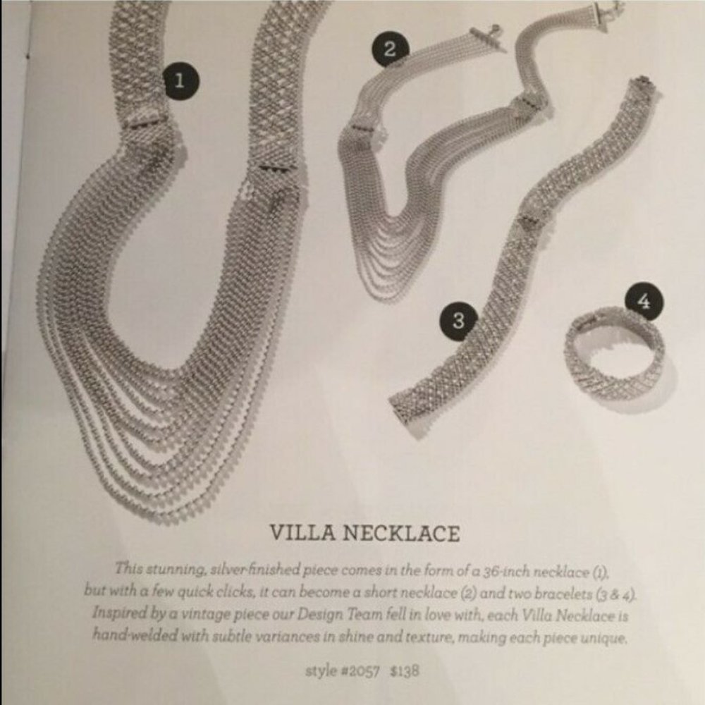 CAbi Villa Convertible Necklace & Bracelet - NEW
